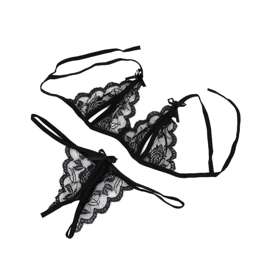 

Sexy Lingerie Glamour Set Women Lady Sexy Lingerie Lace Underwear Sleepwear G-string Lingerie 12.12