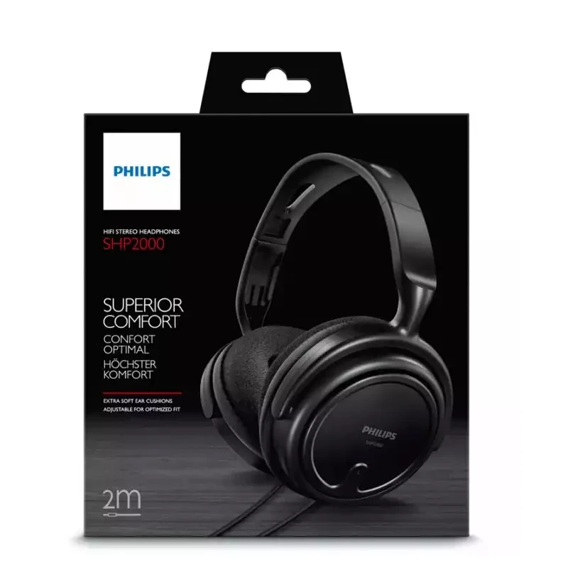 PHILIPS SHP2000 3,5 мм наушники Музыкальная гарнитура PC bass Наушники SHP2000 стандартные наушники - Цвет: SHP2000