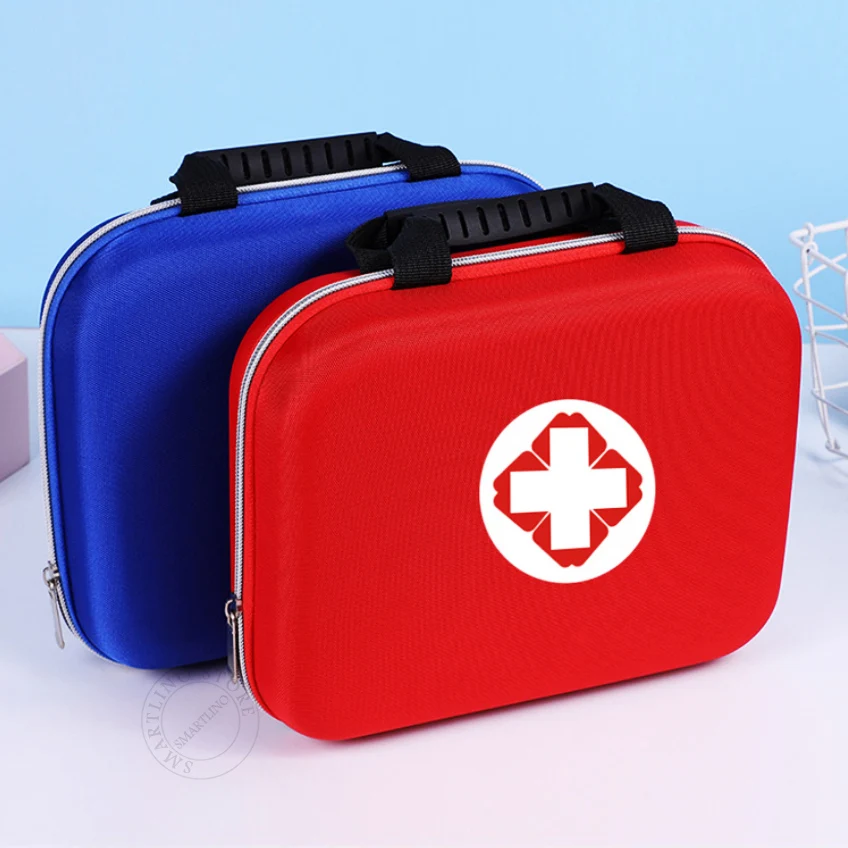 Botiquín de primeros auxilios con mango para medicinas, bolsa médica de supervivencia para acampar al aire libre, Kit de emergencia, conjunto de viaje portátil