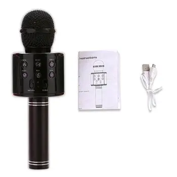 

Bluetooth KTV Wireless Karaoke Handheld Microphone USB Player Mic Speaker Portable Christmas Birthday Home Party HOT