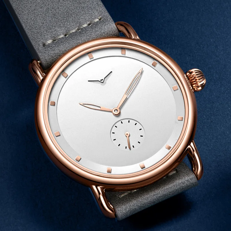 New top brand fashion casual simple men watch male wristwatch sports clock leather waterproof quartz watch men relogio masculino