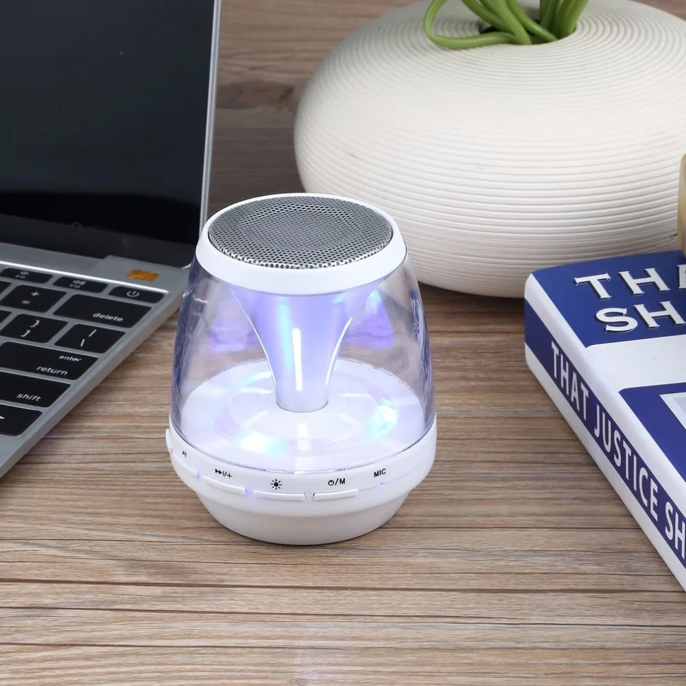 

Portable LED Wireless Bluetooth Speakers Support Mobile Phone Hands-Free Function And TF Card USB FM Stereo Music