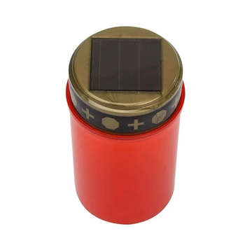 

Promotion! LED Grave Candle Eternal Light Memorial LED Solar Lights 2 Pack