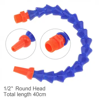

Cooling Sprays 1/2 Inch 400mm Plastic Flexible Water Oil Cooling Tube with Round Head Nozzle for CNC Machine / Milling / Lathe