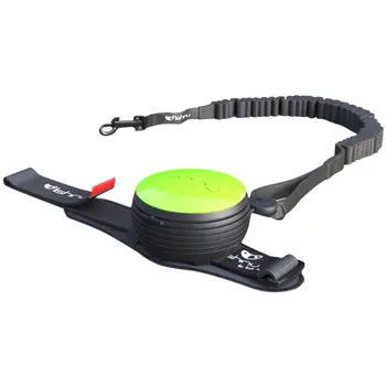 

LISHINU LISHINU BUNGEE rope leash for animals tape 3 m size M green