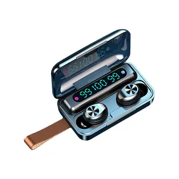 

F9-11 TWS Bluetooth 5.0 wireless 9D stereo Touch Control IPX7 waterproof In-Ear Earphone For Android Mobile Phone