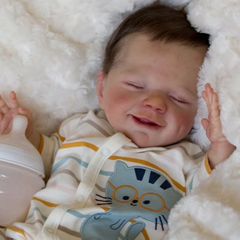 Compra online de Molde de boneca bebe reborn, 22 polegadas, vinil macio  realista, bebê recém-nascido, mila, peças de boneca inacabada, faça você  mesmo, acessórios de kit de boneca em branco