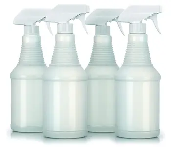 

4Pack Plastic Spray Bottles - 24 oz Empty Spray Bottles for Cleaning Solutions, No Clog and Leak Proof Heavy Duty Spray Bottles