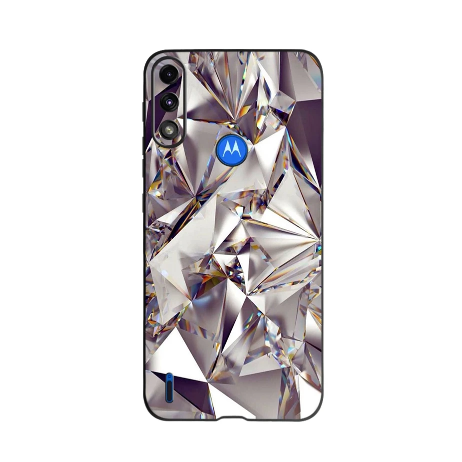 Durable Silicone Phone Back Cover - Soft TPU Protection for Motorola Moto E7 Series