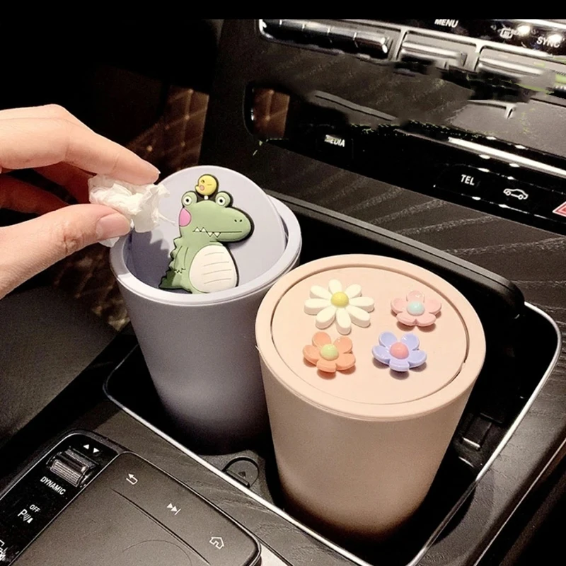 Cute and creative small mini car trash can storage box bag desktop debris promotional gifts gift | Автомобили и мотоциклы