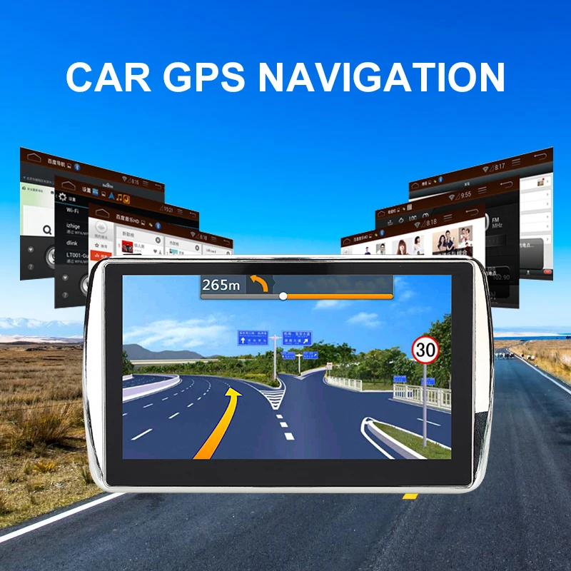 

Vehemo 8GB FM Transmit Vehicle Navigation GPS Navigator Electronic Album Portable Photography Sensors Car Navigator Electronics