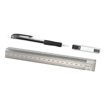 

Gauge Hole Ruler Woodworking Carpenter Measuring Tool Stainless Steel Measure