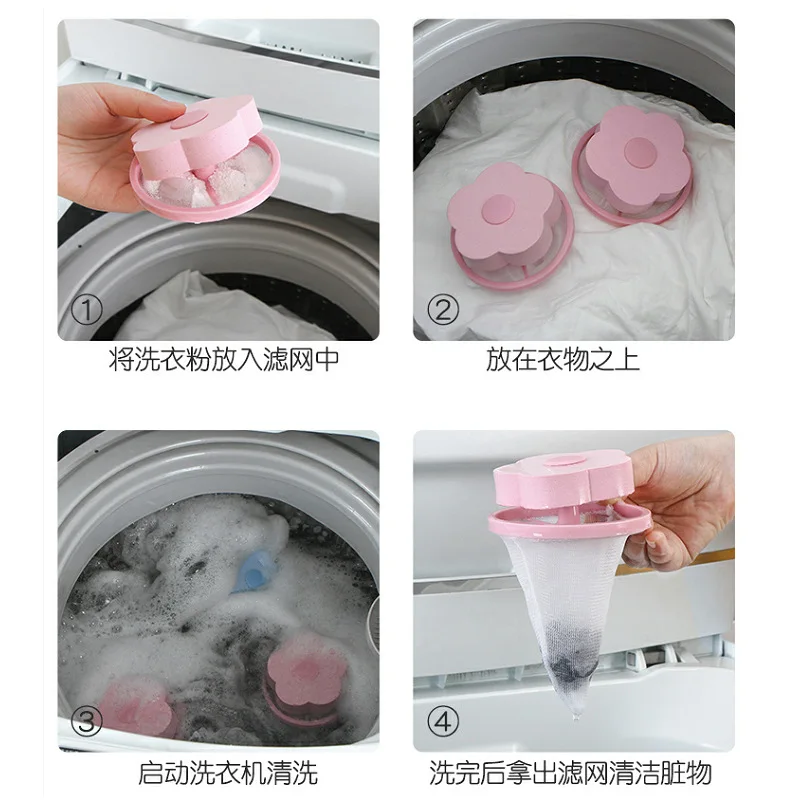 

Washing Machine Filter Screen Bag Hair Remover Floating Universal Versatile Ceiling to Hair Filter Decontamination Protective La