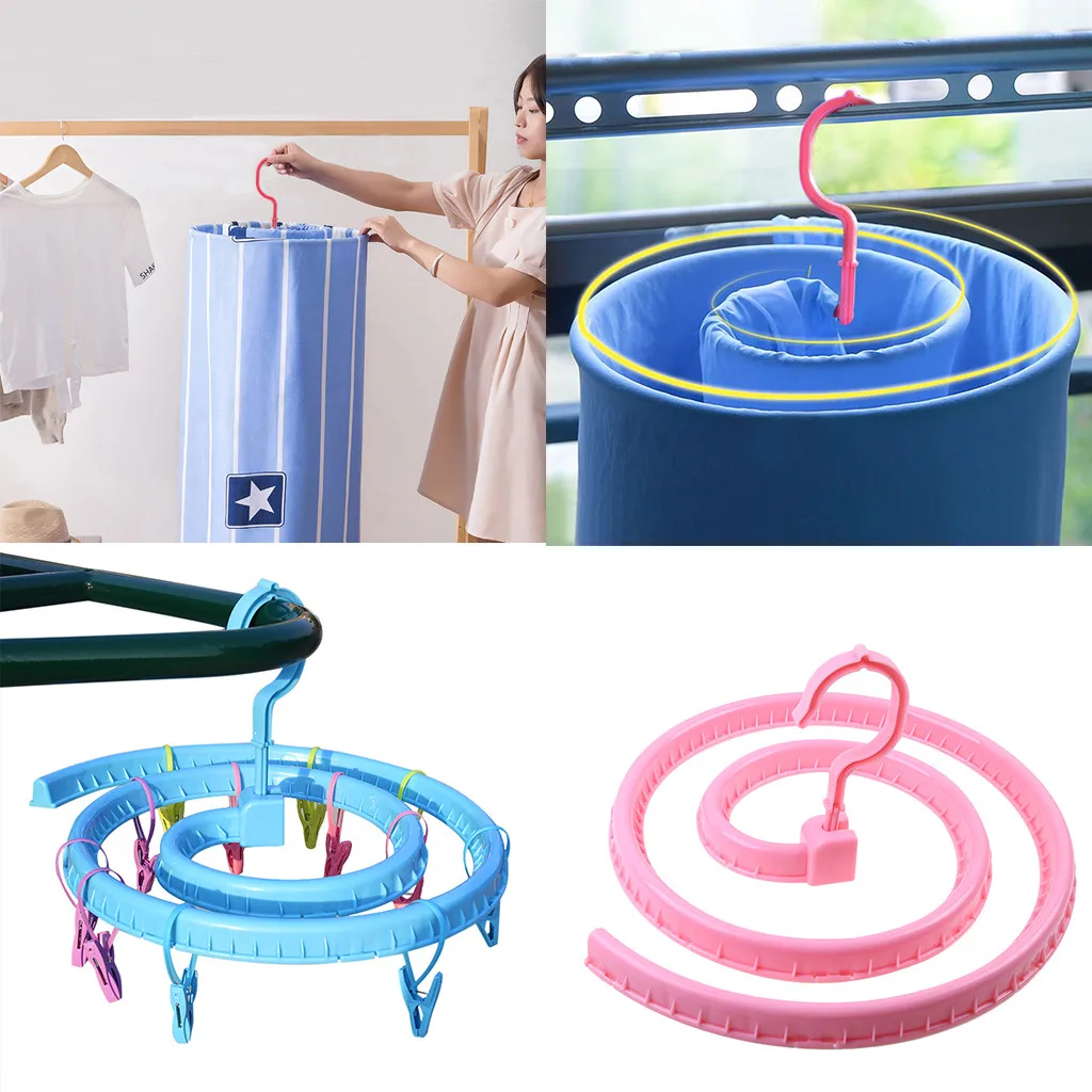 2019 High Quality Drying Rack Spiral Shaped Hanger Rotating Storage Rack Quilt Blanket Rack Support Wholesale Dropshipping 2019 High Quality Drying Rack Spiral Shaped Hanger Rotating Storage Rack Quilt Blanket Rack Support Wholesale Dropshipping