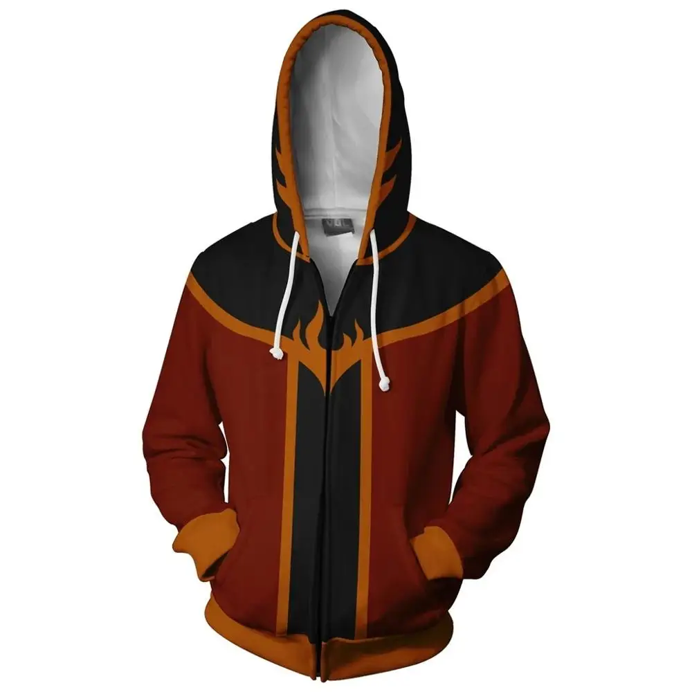 polyester zip up hoodie