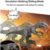 Remote Control Animal Robot High Simulation Spray Walking Sound Singing Dancing Multi- Function RC Dinosaur Spray Dinosaur Toys 4