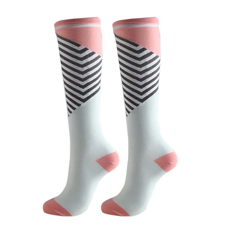 Compression Socks Running Skateboarding Knee High Support Stocking Breathable Cycling Sports Socks for Basketball socks EU 35-46