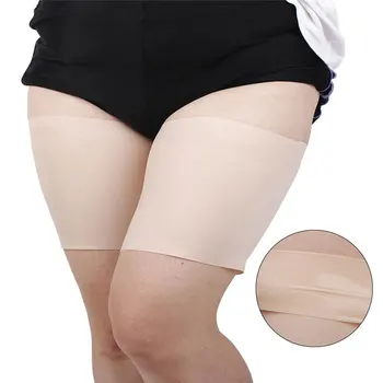 

Women Skirt Thigh Protection Tights Leg Warmer Slimmer Skin-friendly Thigh Bands Women High Elastic Anti Protection Leg Warmers