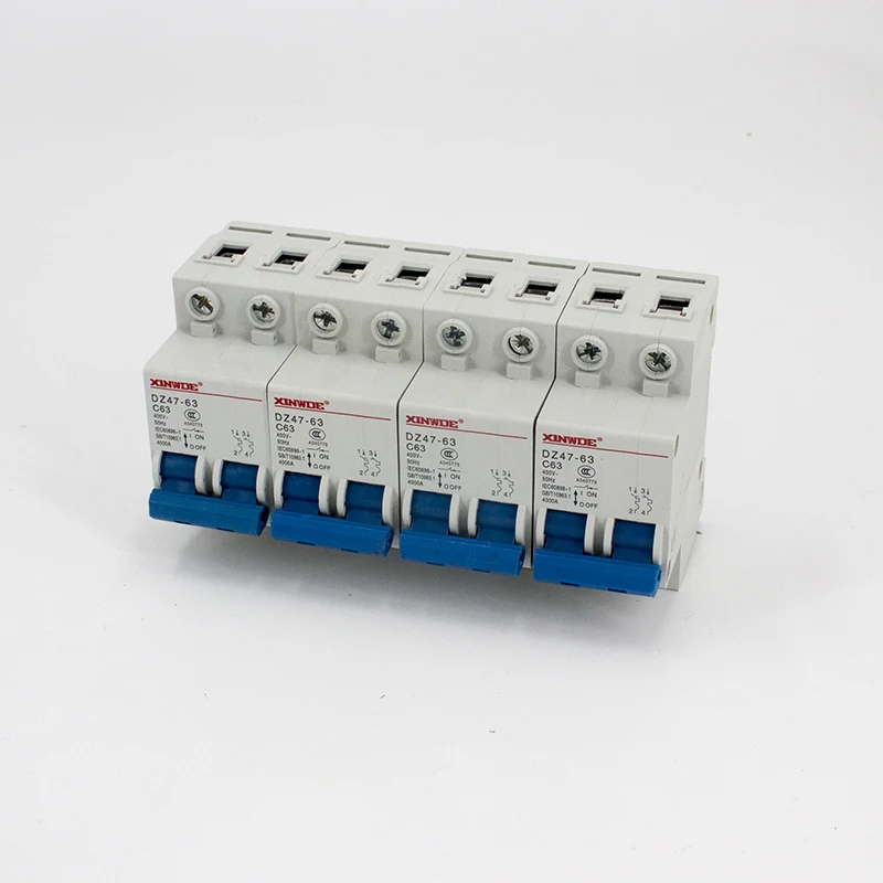 DZ471P 6A 230/400V~ 50HZ/60HZ Mini Circuit breaker MCB C type antiflame 
