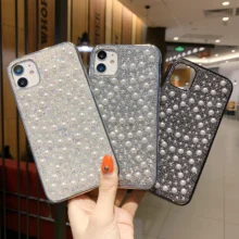 Роскошный блестящий чехол с алмазным жемчугом для iPhone 11 Pro MAX 7 8 Plus