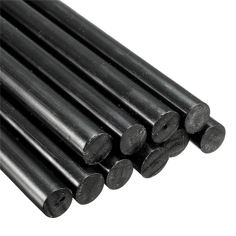 20Pcs/set 11mmx200mm 270mm 300mm Non Toxic Solid Black Glue Sticks Auto