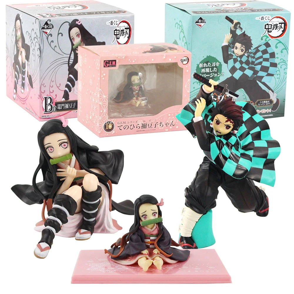 10センチメートル18センチメートル悪魔特効アクションフィギュアtanjirou釜戸とnezuko剣kimetsuなしyaibaアニメプラモデル Action Figures Aliexpress