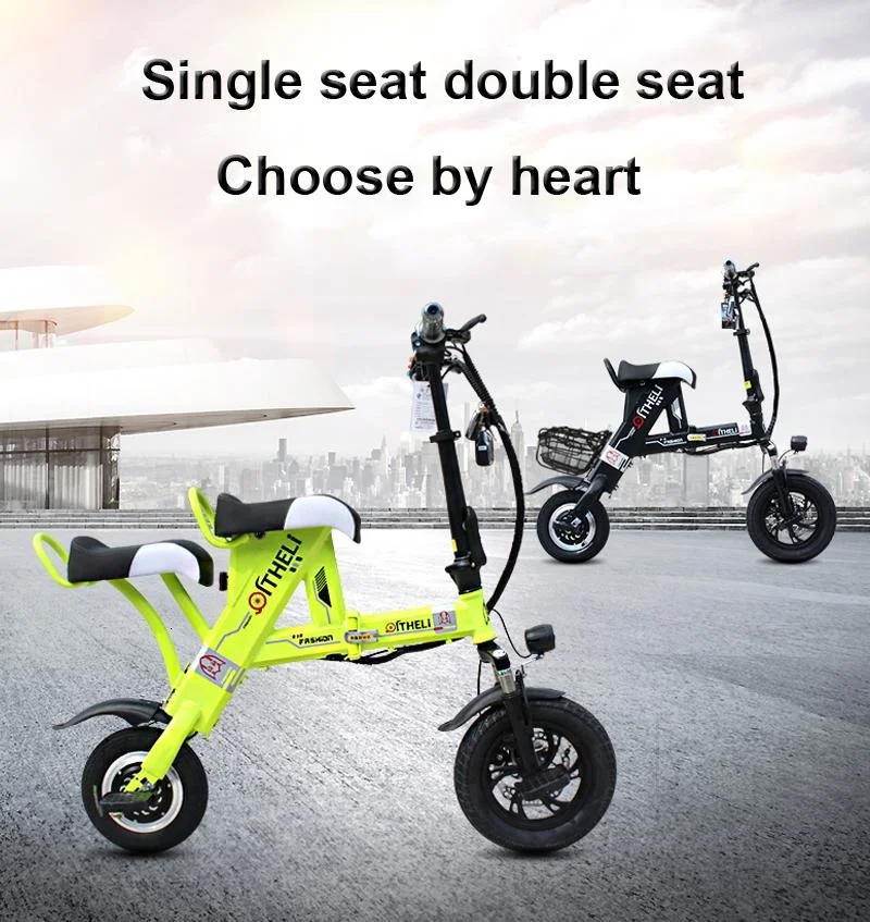 12 Inch Lightweight Electric Scooter 2 Wheels Electric Scooters 500W Mini Foldable Electric Bikes Adults With Anti-theft System (9)