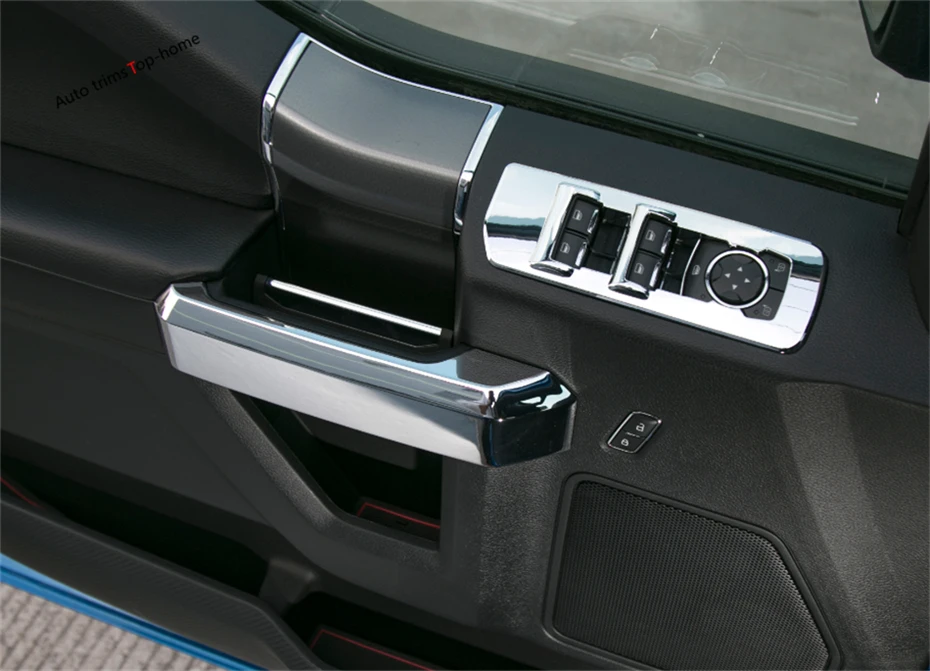 Yimaautotrims внутренняя дверная ручка для Ford F150 4 дверная модель интерьерные молдинги