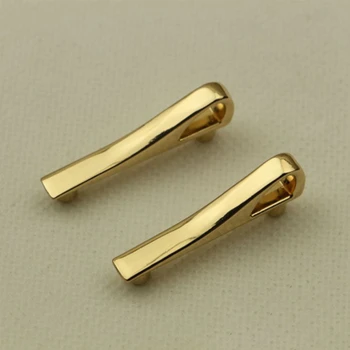 

2 Pcs metal plating processing leather handbags arm in arm straps on both sides of the belt buckle decorative accessories