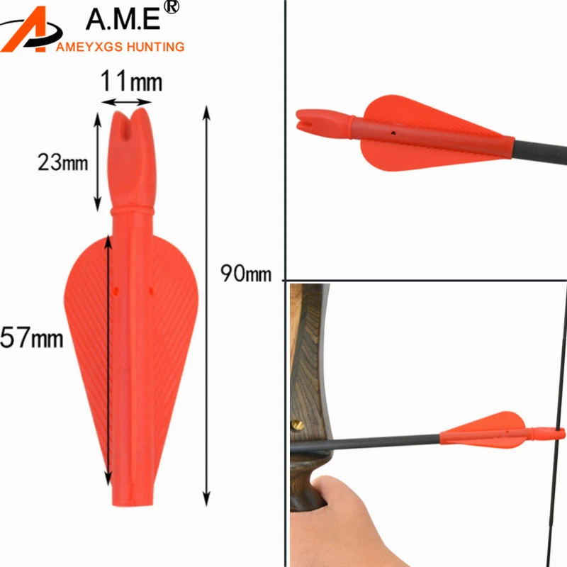 30pcs 2.5 Inch Arrow Feather Archery Vane Fletching Compound Recurve Bow Plumage WANGYUMI Arrow Drops