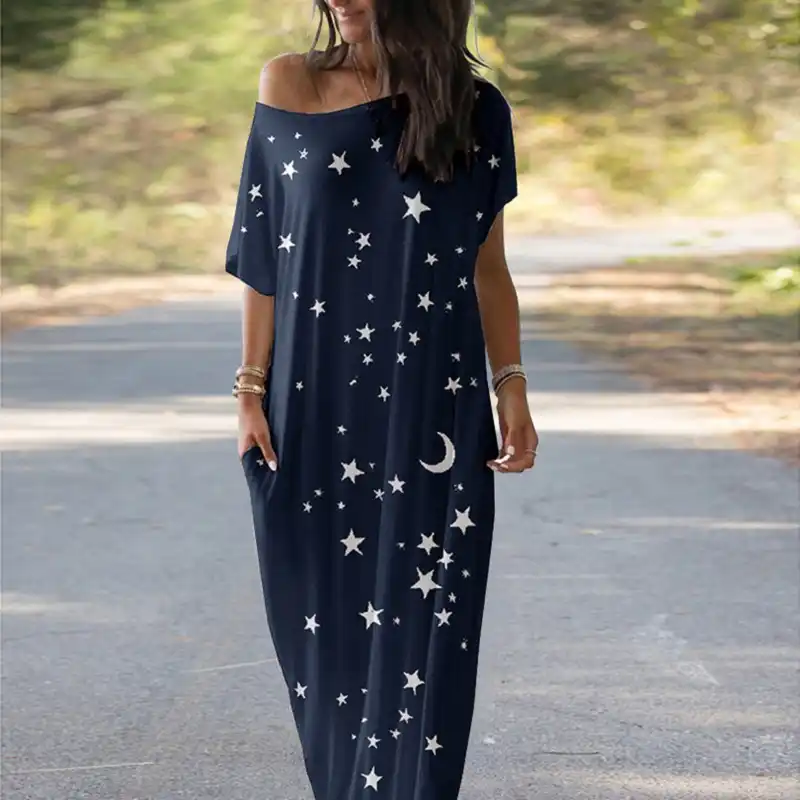 Long loose summer dresses Clearance