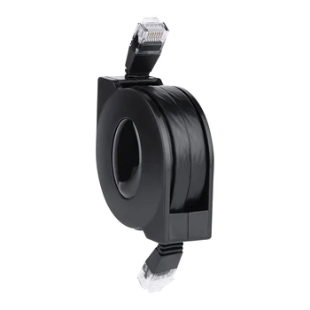 

Durable Network Cable Retractable CAT6 RJ45 Lan Network Cable Cord Network Cables 1000Mbps8 Core For Computer