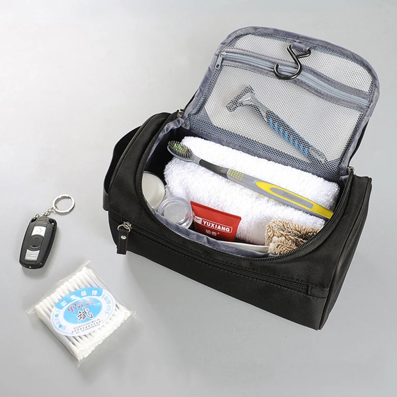 Дорожный Водонепроницаемый Косметический портативный мешок, складная мужская сумочка для туалетных принадлежностей, женская сумка для макияжа, большая емкость, аксессуары для путешествий