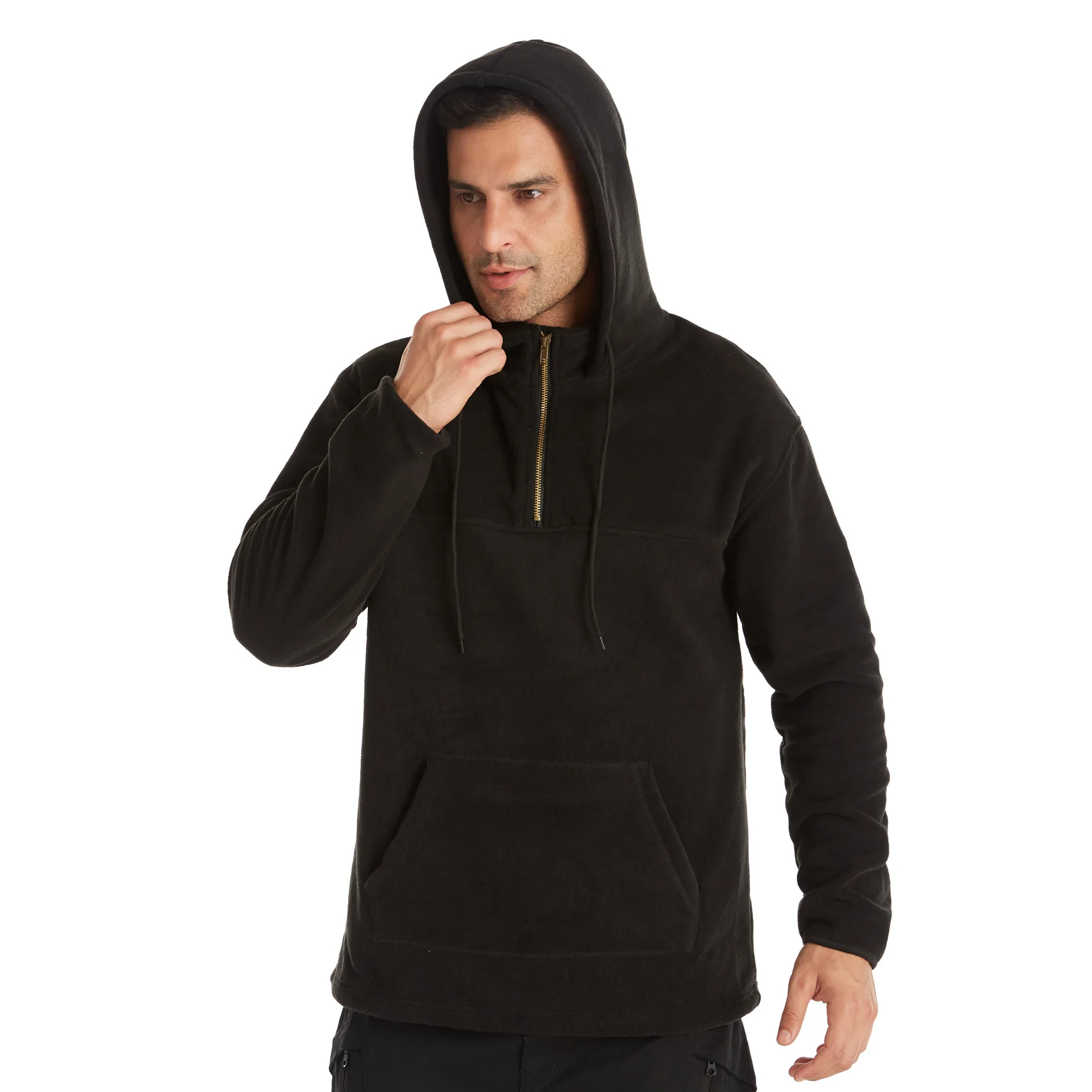 

New Men's Jacket Winter Warm Windproof zipper pocket Hoodie Fashion Mens Slim Designed High Quality Hooded Streetwear
