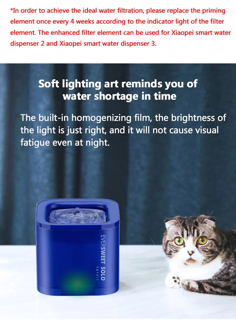 Youpin 1,8 L Air Mancur Kucing Mangkuk Minum Anjing Air ...