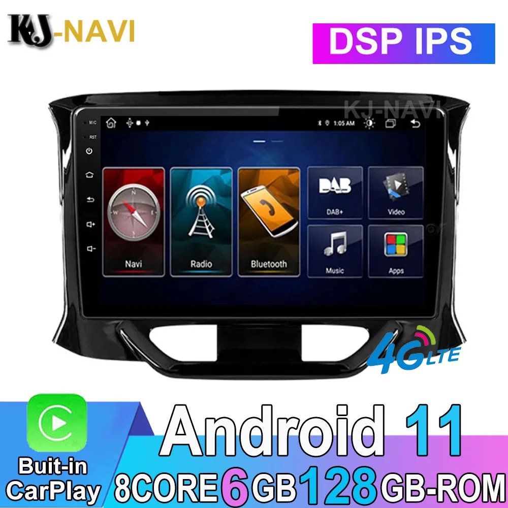 Восьмиядерный Android 11 0 для Lada Xray 2015-2019 автомобильное радио мультимедийный