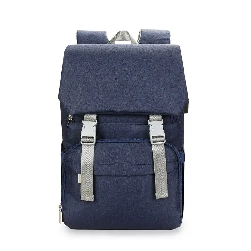 

Для детских подгузников, Backback большой Ёмкость мумия пеленки мешок многофункциональный рюкзак с зарядка через USB Порты и разъёмы пеленальный коврик коляска