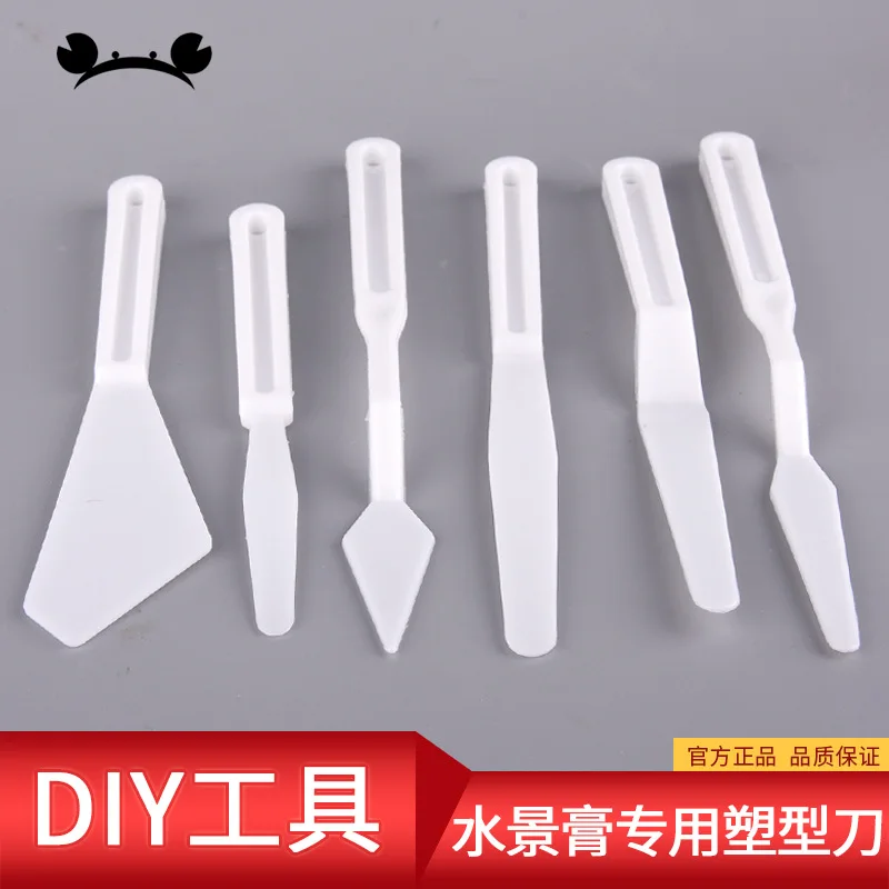 

Landscaping Mud Waterscape Paste Only Plastic Knife Crab Kingdom Building Model Material Sand Table DIY Handmade Tools