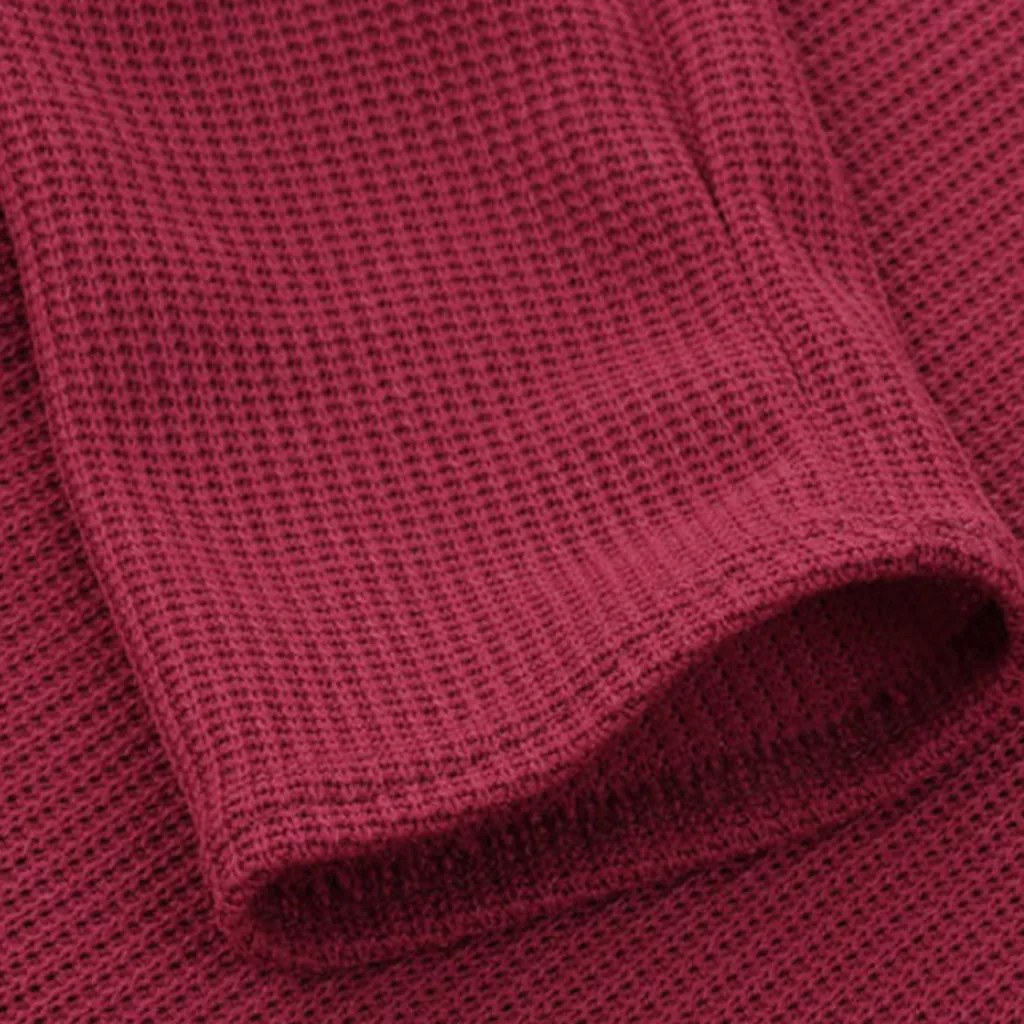 Повседневный вязаный свитер Женский Уличная С v-образным вырезом с длинным рукавом Пуловеры свободное однотонное пальто осень зима модный свитер d3