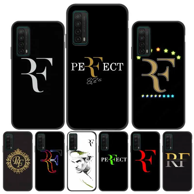 Tennis Roger Federer Rf Phone Case For Huawei Honor 8X 9 Lite View 10 Life 10i 20i Mate 20 30 40 Pro Black Cover | Мобильные