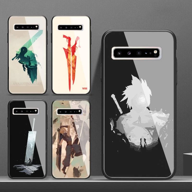 قزوز السيارة Final Fantasy hot game Phone Case Luxury glass For Samsung S10 S20 ...