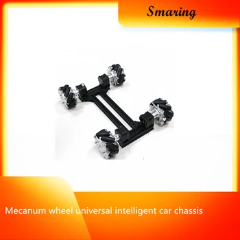 

1Set Mecanum wheel universal intelligent car chassis omnidirectional mobile robot development platform