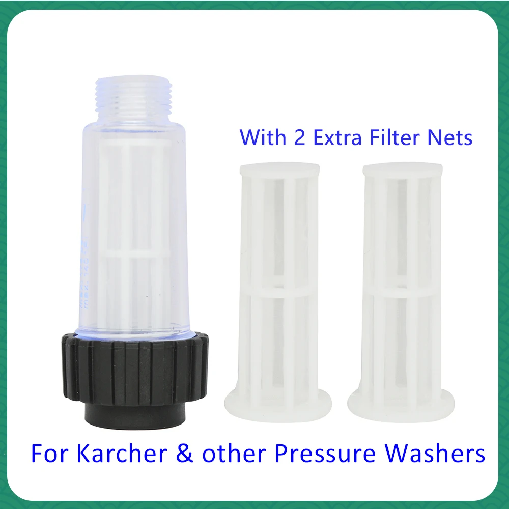 Car Washer Water Filter 3/4" Pressure Washer Water Inlet Filter Filting