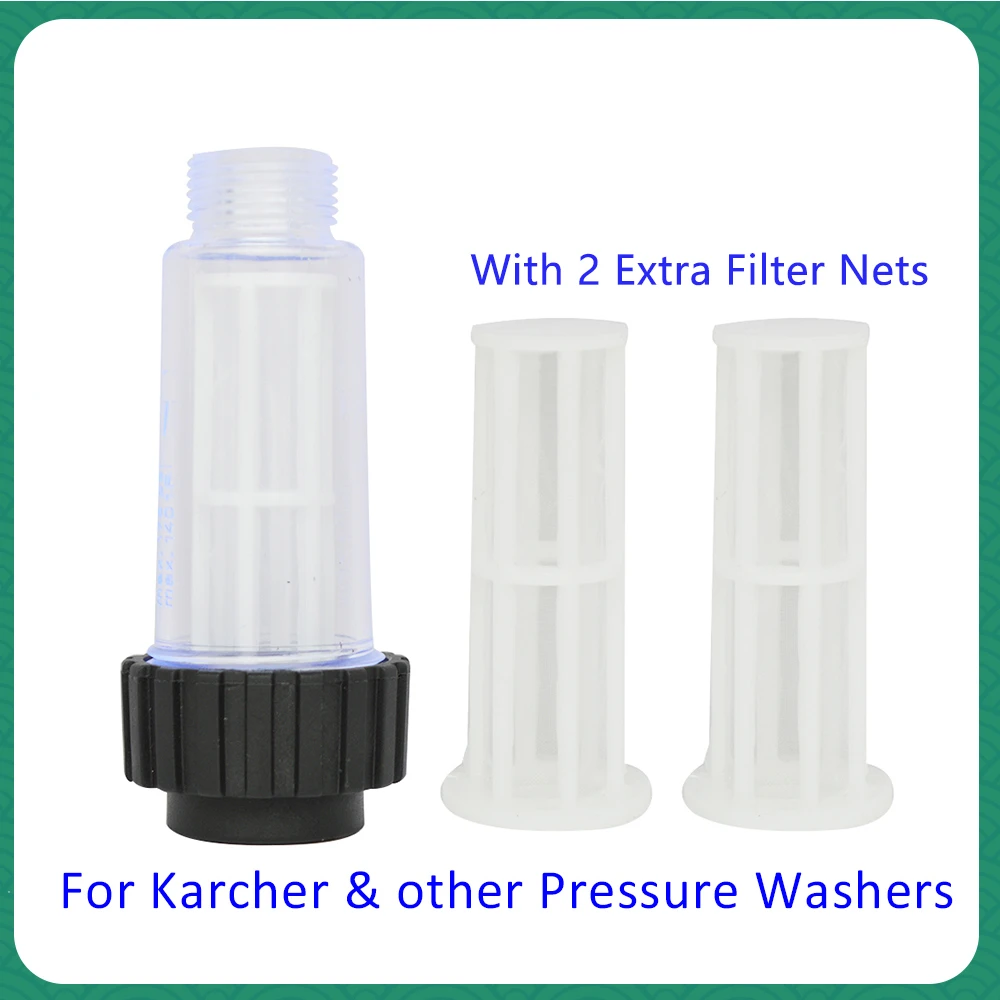 Car Washer Water Filter 3/4" Pressure Washer Water Inlet Filter Filting
