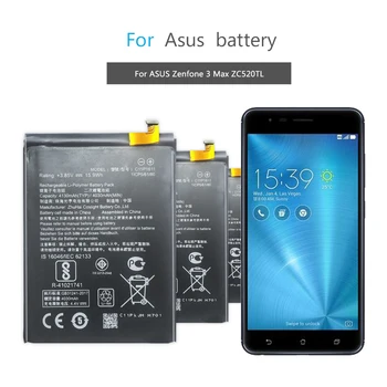 

Mobile Phone Battery For ASUS Zenfone 3 Max Z3 Max ZC520TL Replacement Battery C11P1611 4130mAh