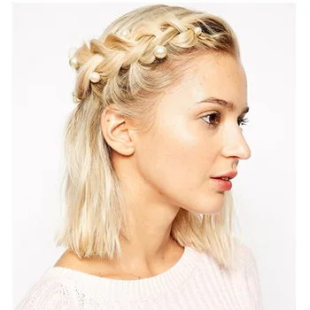 

Girls Princess Bow Crown Reverse Hoop Clips Pearls Hollow Out Glitter Lovely Barrettes Cute Hair Clamps Accessories