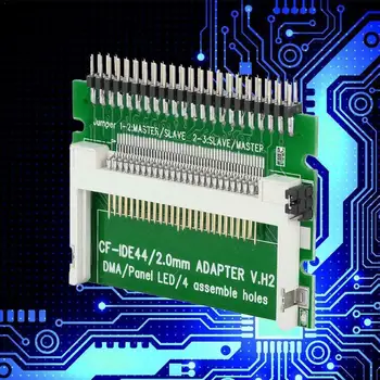 

CF Compact Memory Card to Laptop 2.5" 44 Pin Male IDE Hard HDD Disk Adapter Drive H5S9