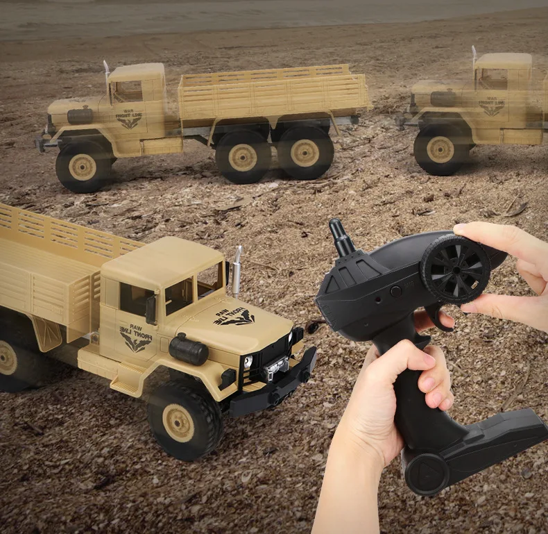 Jjrc D831 четыре колеса дистанционного управления jun ka альпинистский автомобиль внедорожник 4 привод модель военная модель 1: 16 детская игрушка