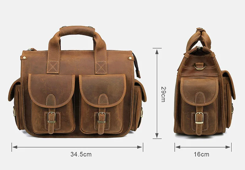 Cow Shoulder Messenger Bag Office Handbag Vintage Crazy Horse Genuine Leather Men Briefcase 15inch Laptop Business Tote 6 Hb317ddebcc89455fa6a8b6f1ac76f5edi