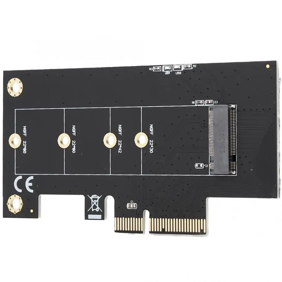 M.2 SSD к PCI Express 4X адаптер карты расширения компьютера для Windows/Linux/OS